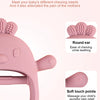 Chick-Shaped Silicone Teether Gloves for Babies
