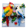 3D Mosaic Art Building Block Set — Shark, Eagle & Parrot Designs