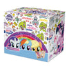 A box of My Little Pony Friendship Eternal Moon Edition collectible trading cards featuring various ponies and journey themes