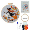 Fall Harvest Pumpkin Embroidery Kit for Adults
