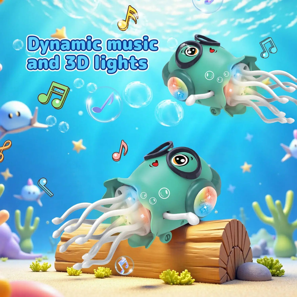 Interactive Dancing Jellyfish Toy with Auto-Sensing Avoidance