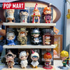 A display of Hirono Sanctuary Series collectible figurines in various outfits and poses.