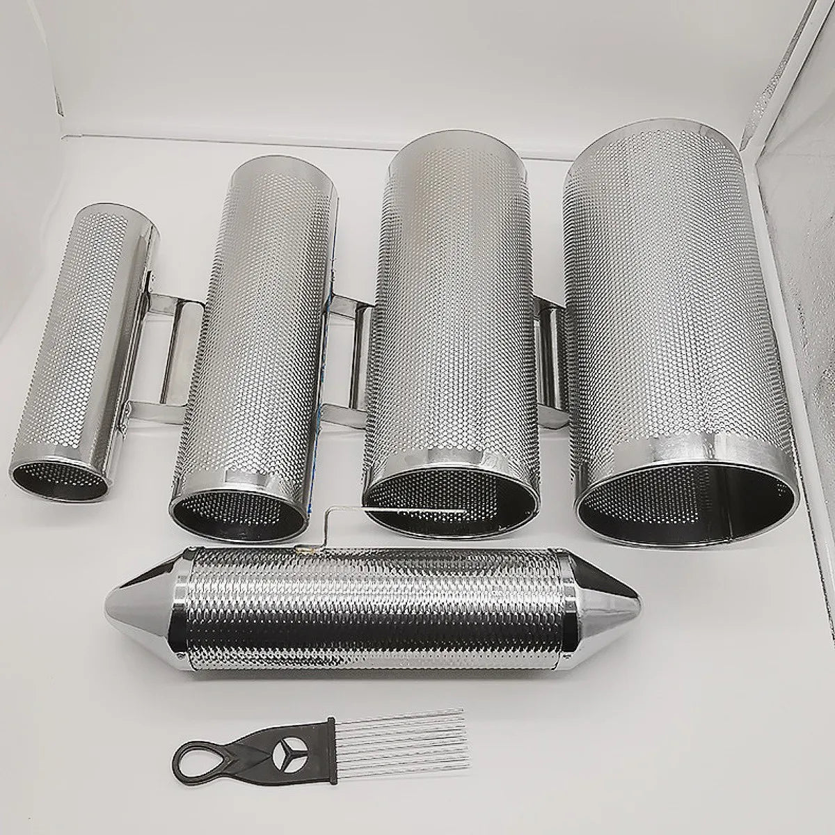 Stainless Steel Guiro with Scraper – Latin Percussion Instrument