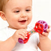 Easy-Grasp Baby Rattle Toy with Soft Teething Edges