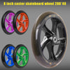 200mm PU Solid Scooter Wheels with ABEC-7 Bearings – Replacement for Razor & Adult Kick Scooters