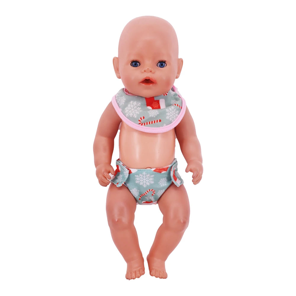 Doll Care Accessory Set with Water Towel and Underwear