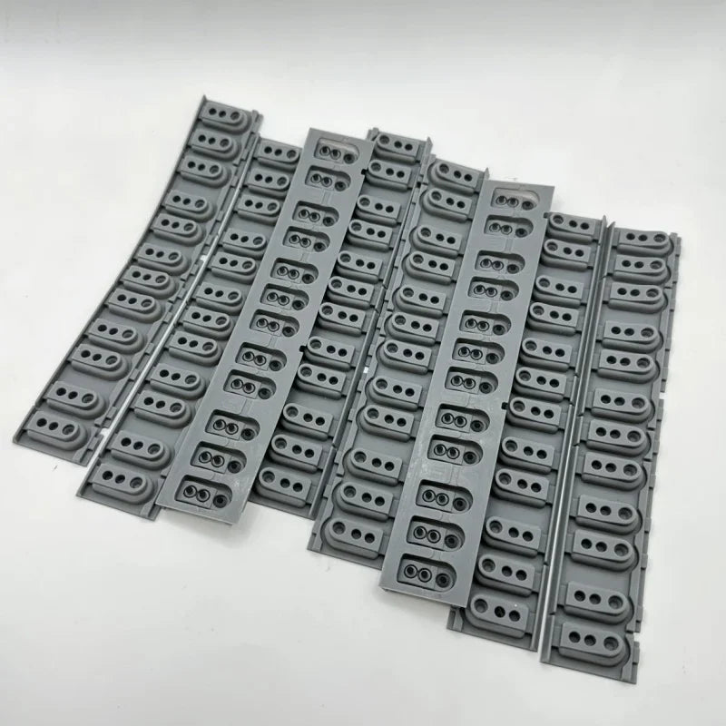 A collection of gray replacement keyboard contact strips for Yamaha digital pianos, arranged in rows.