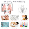 Measuring and protecting tools including hands, a ruler, and various protection methods for jewelry making.