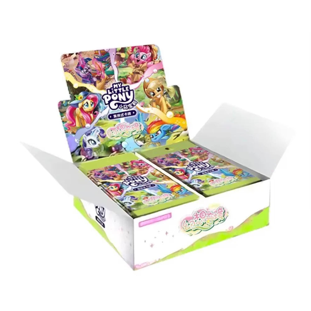 A box containing a My Little Pony 40th Anniversary Limited Edition trading card set.