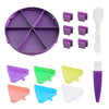 Rotating Diamond Painting Storage Tray with Divided Compartments