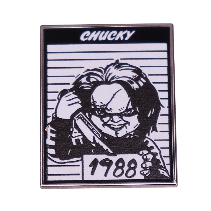 Chucky Horror Movie Enamel Pin