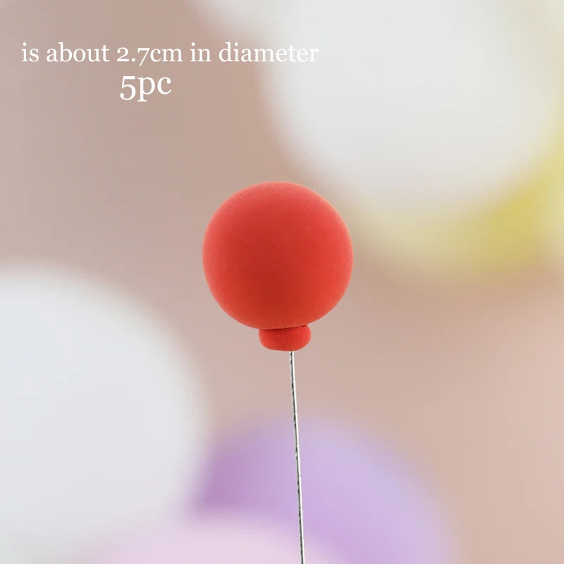 Colorful Plastic Cake Toppers for Birthday Parties & Desserts