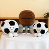 Realistic Sports Ball Plush Toy - Football, Basketball, Volleyball & 8-Ball Styles