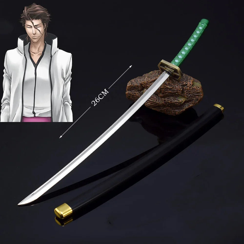 Compact Metal Katana – Bleach Anime Inspired Sword with Scabbard