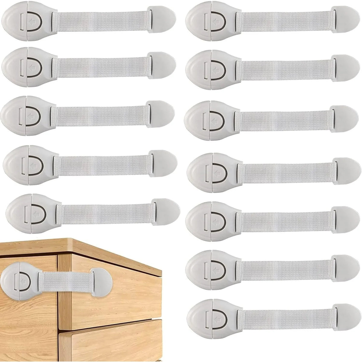 Child Safety Cabinet Locks – Baby & Pet Proof Drawer Locks