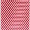 A pattern of red diamond playing cards on a pink background.