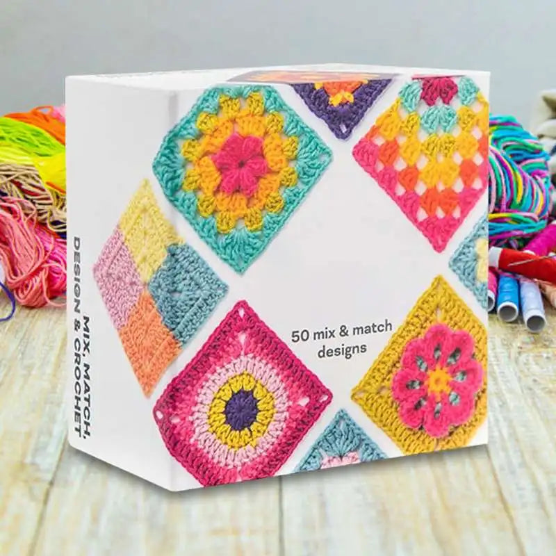 50 Crochet Pattern Cards with Mix & Match Design Deck