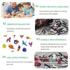 A collection of wooden jigsaw puzzles featuring unique animal shapes and designs for adults and kids.