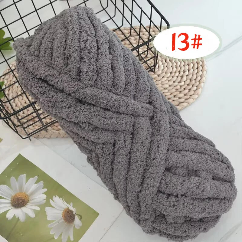 Extra Thick Chenille Yarn for Hand Knitting