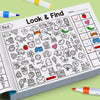 Kids' Seek-and-Find Activity Book – Visual Perception & Handwriting Practice