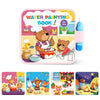 A colorful water painting book featuring cartoon bears and other characters for kids.