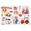 Wooden Alphabet & Number Peg Puzzles for Toddlers