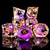 Liquid Core Cat Resin Dice Set for Dungeons & Dragons