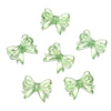 Multicolor Transparent Bow Acrylic Beads for DIY Jewelry Making