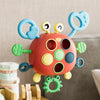 Montessori Sensory Pull Toy for Babies – Silicone Activity Toy with String