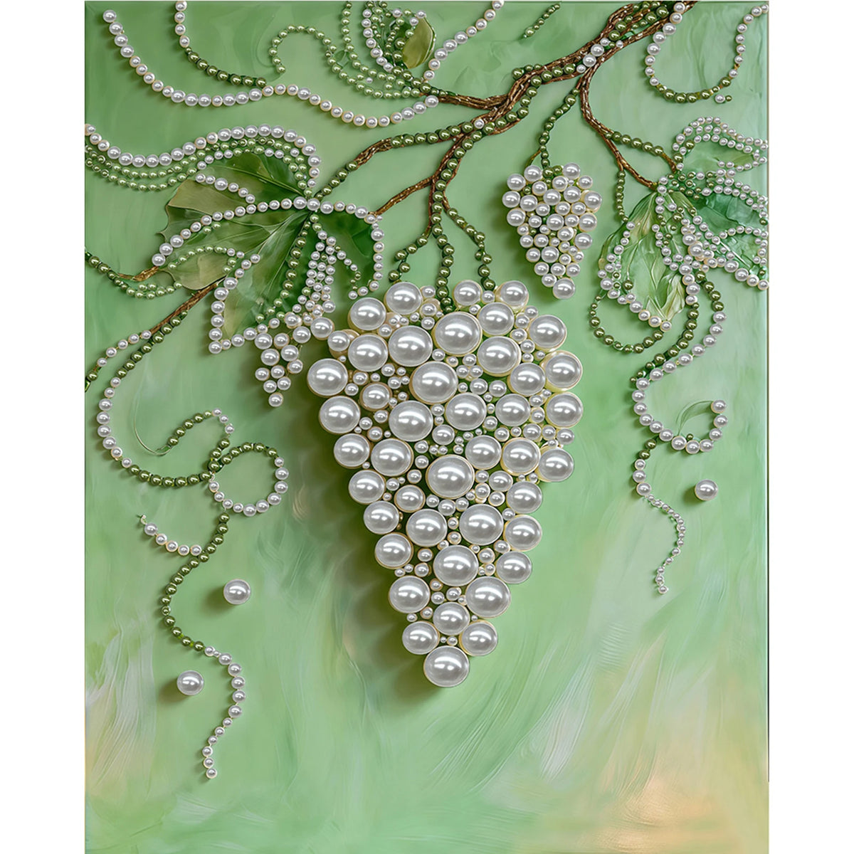DIY Pearl Gem Painting Kit for Adults | 30x40cm Unframed Canvas Wall Art