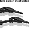 Heavy-Duty Steel Driveshaft Set for 1/10 RC Trucks