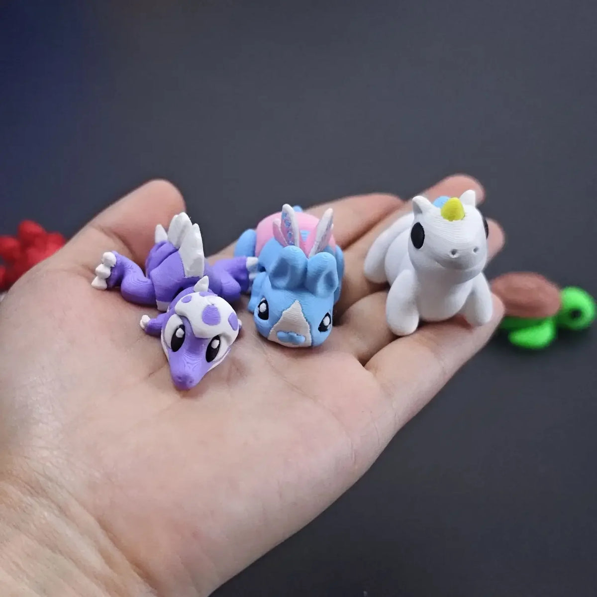 Articulated 3D Printed Animal Figurine – Poseable Desk Decor & Stress Relief Toy