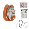 Mini 8-Key Kalimba Thumb Piano with Lanyard – Cute Totoro Design