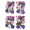 Pressed natural dried flowers in shades of purple, pink, and lavender for resin art and jewelry making