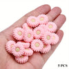 20mm Daisy Silicone Beads for DIY Jewelry & Crafts