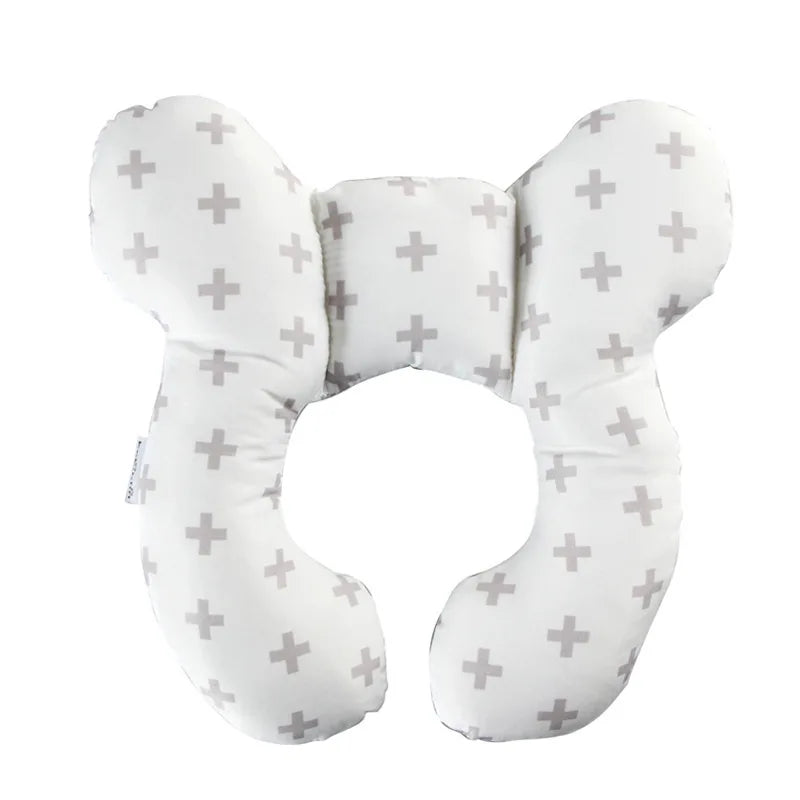 Soft U-Shaped Baby Head and Neck Support Pillow for Car Seat Travel