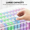 64-Slot Diamond Painting Storage Box with Clear Snap-Lid Containers