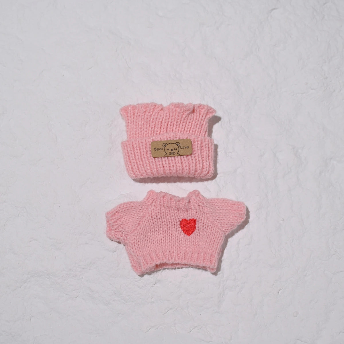 17cm Doll Sweater & Backpack Outfit Set for Labubu Accessories