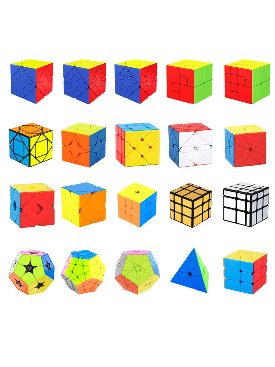 Alien-Shaped Speed Cube Puzzle - Professional Magic Cube Toy