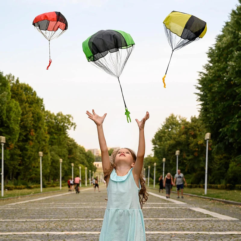 Colorful Parachute Toys for Kids – Tangle-Free Outdoor Flying Fun