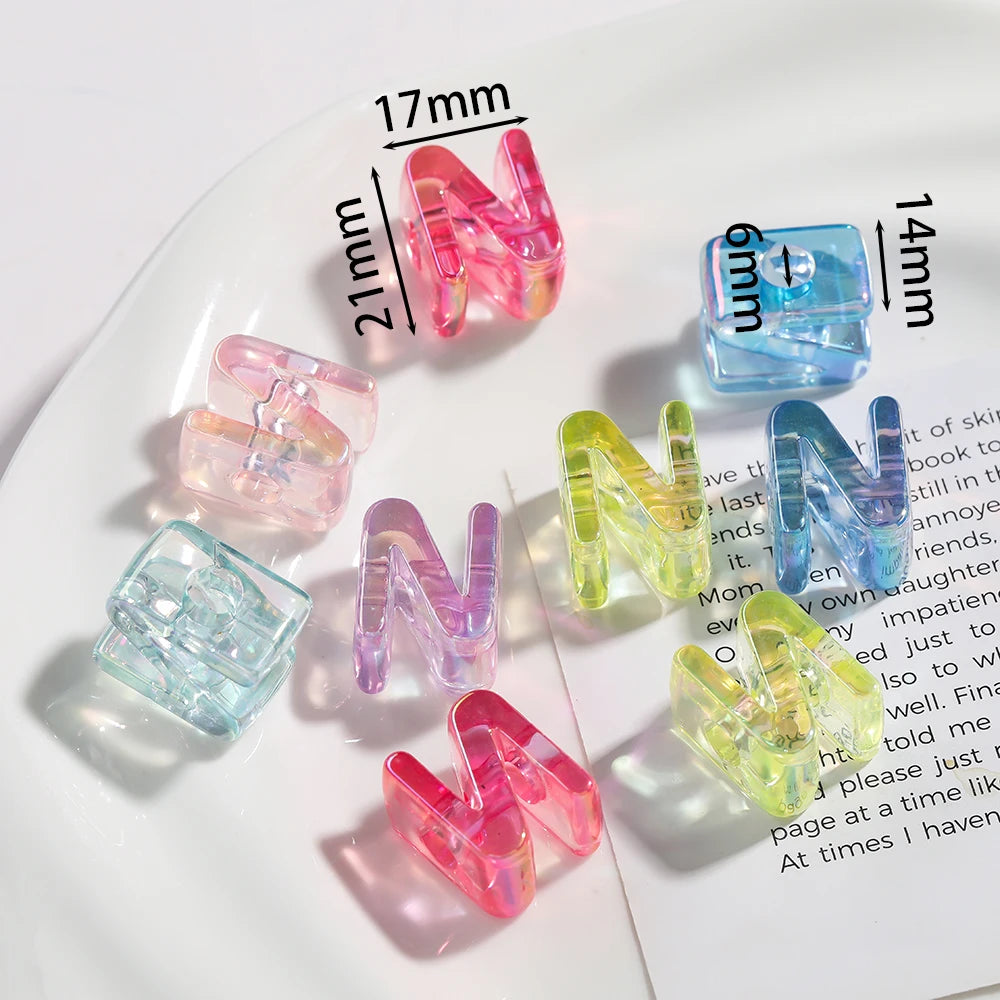Acrylic Alphabet Beads for Jewelry Making – DIY Craft Kit