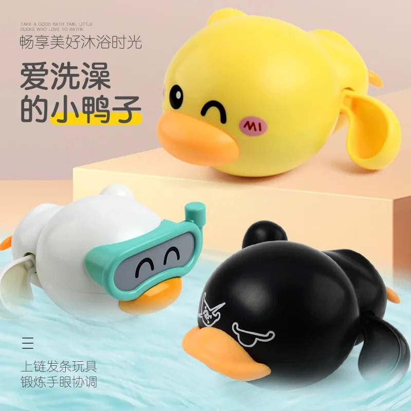 Floating Wind-Up Bath Toys for Toddlers – Cute Animal Clockwork Water Play