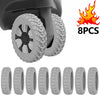 Silicone Luggage Wheel Protector Covers – Set of 8
