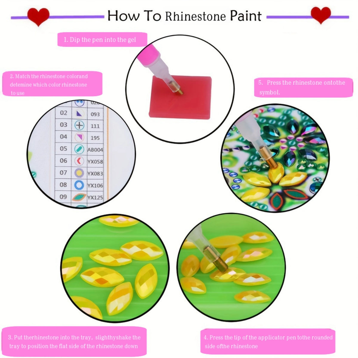 DIY Diamond Art Dragonfly & Butterfly Acrylic Door Hanging Ornament with Chain