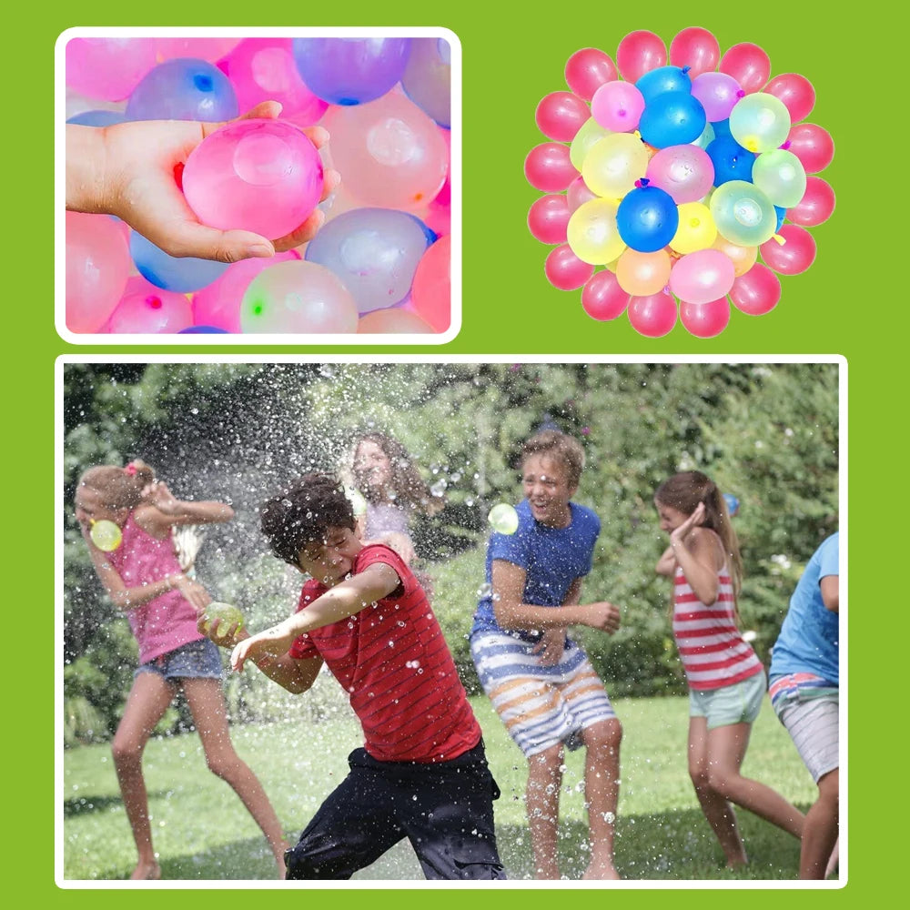 Self-Sealing Water Balloons for Outdoor Summer Fun