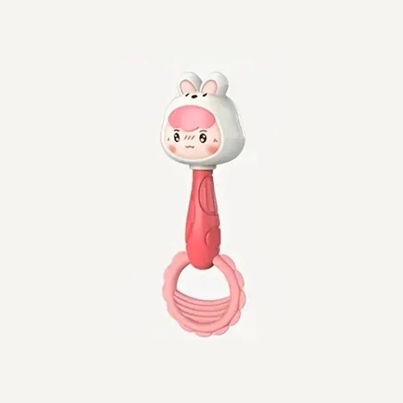 Cartoon Animal Rattle Handbell for Baby Sensory Development