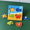 Wooden Montessori Puzzle Board for Toddlers