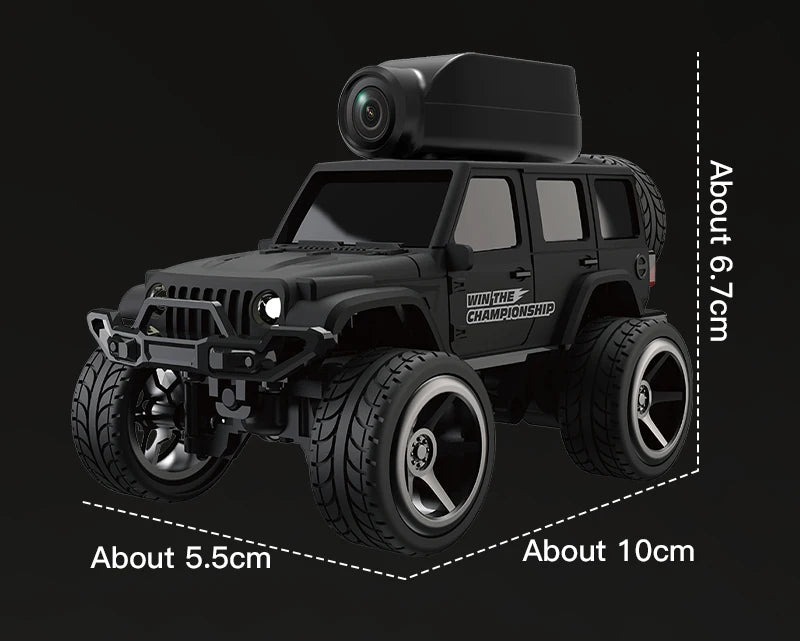 Mini RC Climbing Car with HD Camera and LED Lights