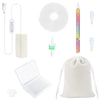 Electric diamond painting pen kit with a USB suction tool and storage pouch