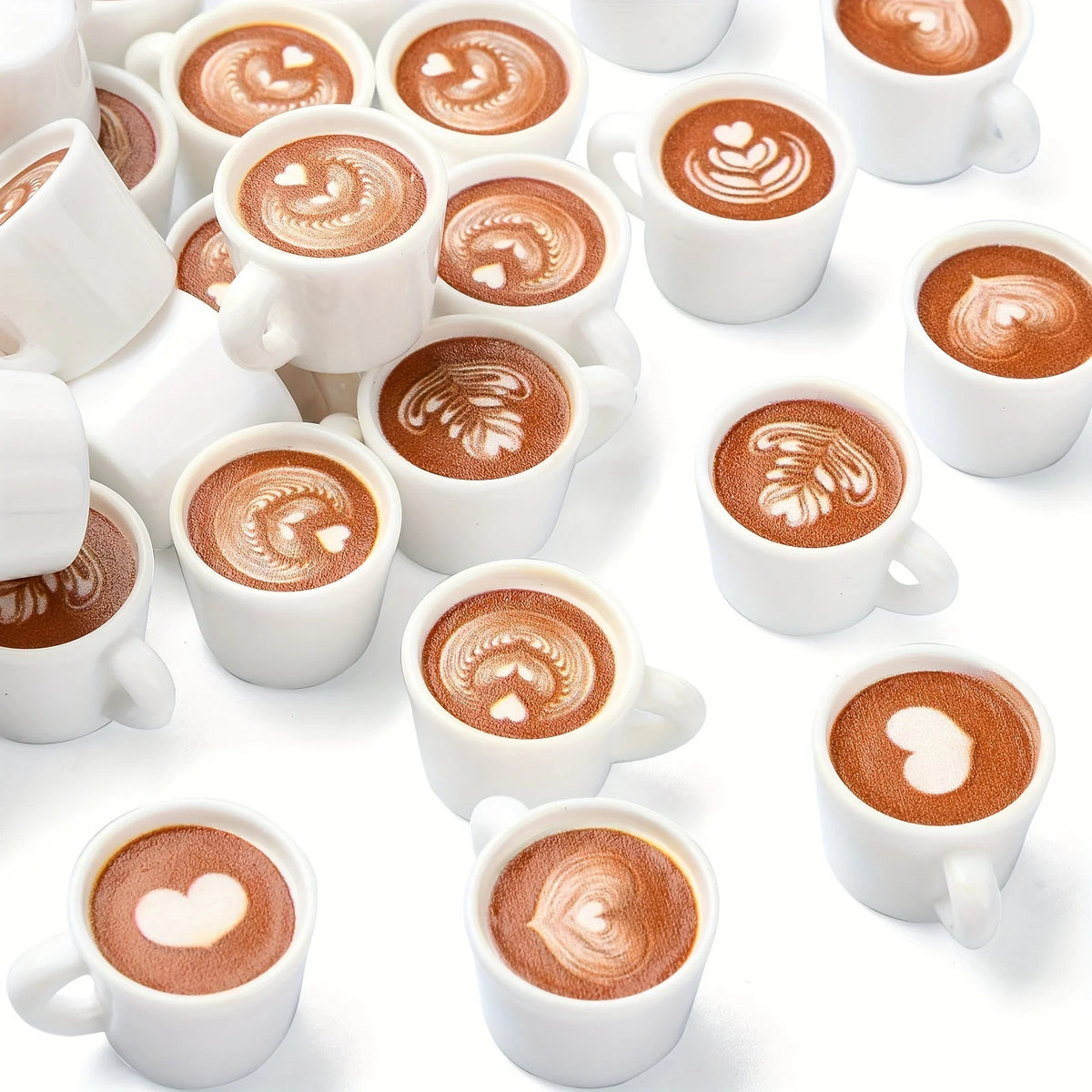 Miniature Coffee Cup Charms for DIY Jewelry Making